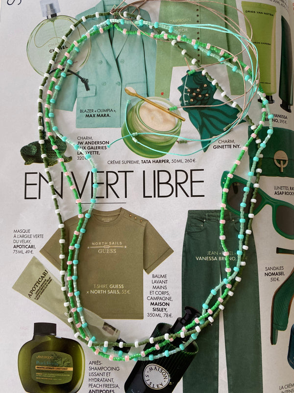 Collier 2 en 1 – À porter en collier ou en bracelets