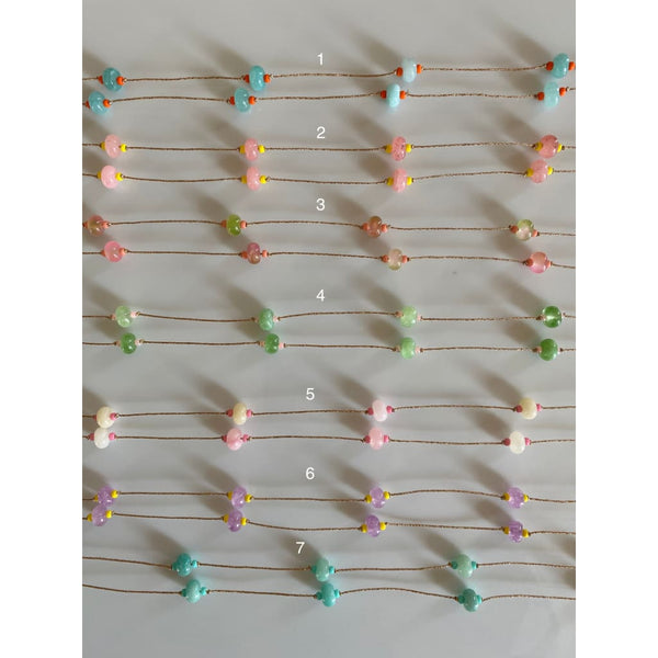 Colliers en pierres colorées – Esprit bohème chic